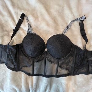 COPY - Victorias Secret Push Up Lingerie Corset w/ Rhinestones